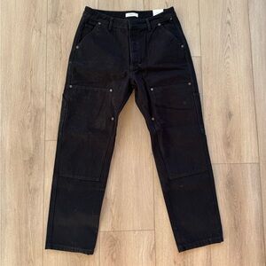 Pandco Men's Black Cargo Pants